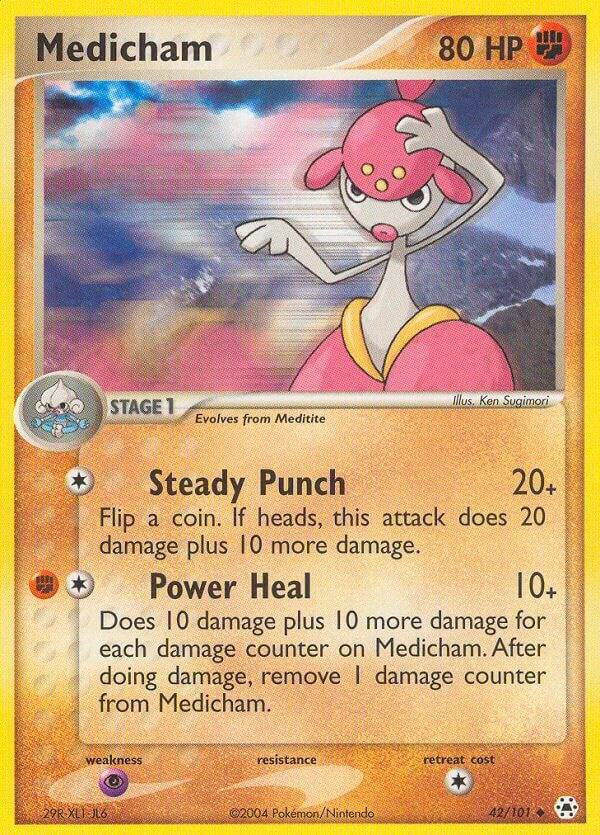 Medicham 42/101 card from Hidden Legends