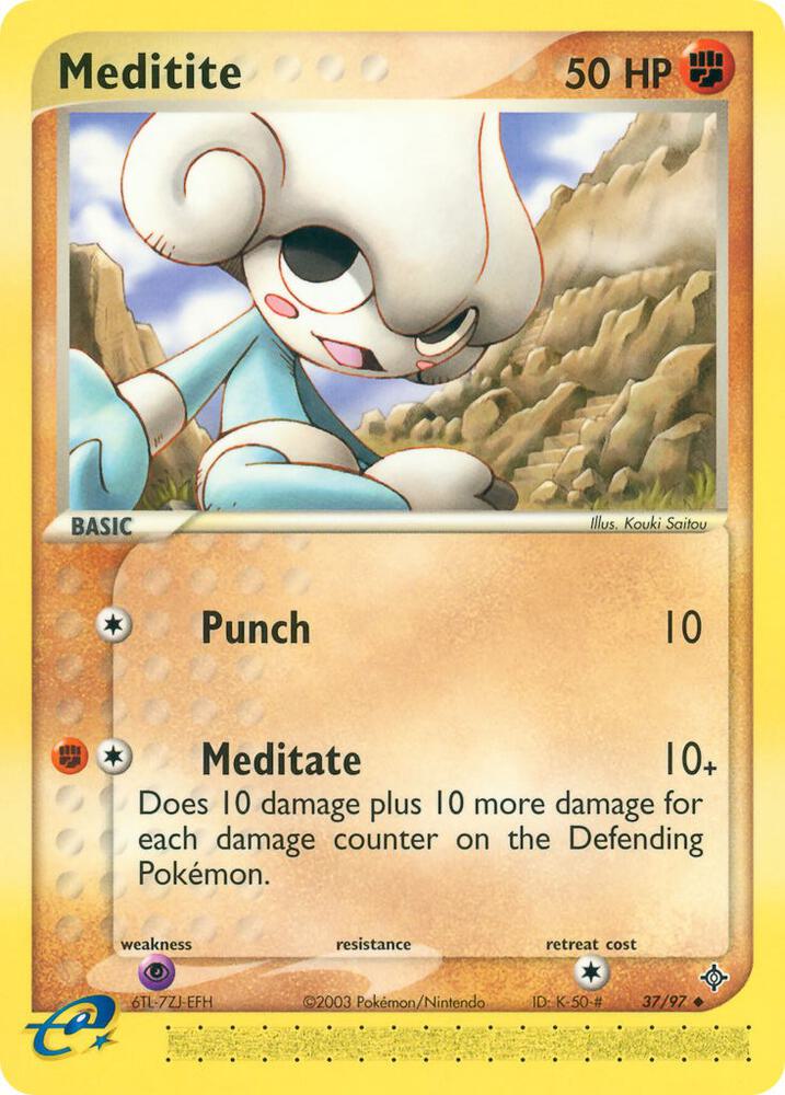 Meditite 37/97 card from Dragon