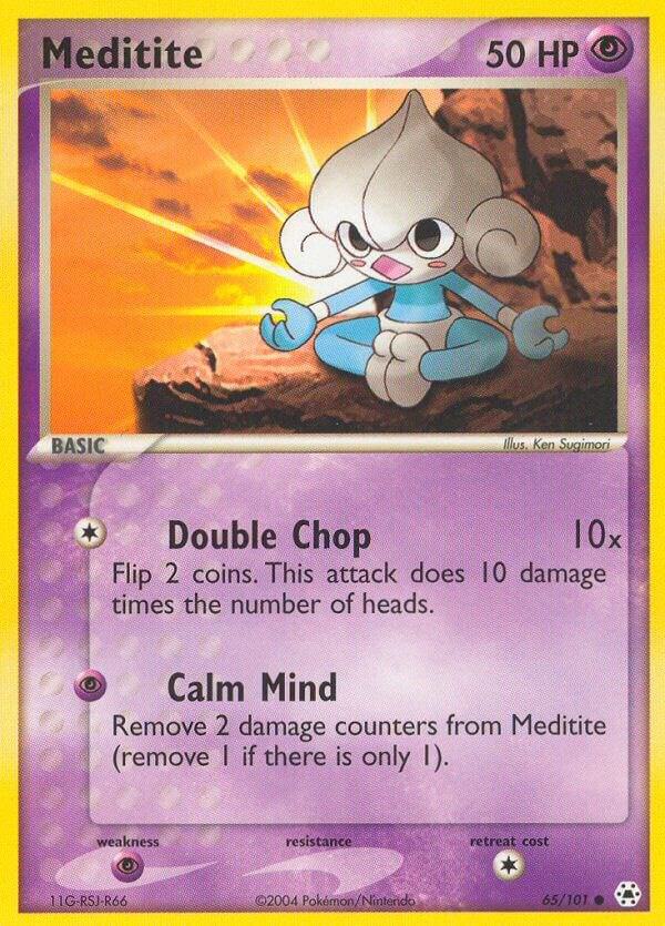Meditite 65/101 card from Hidden Legends