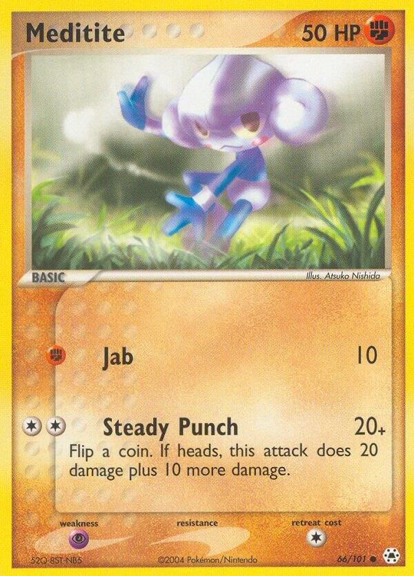 Meditite 66/101 card from Hidden Legends