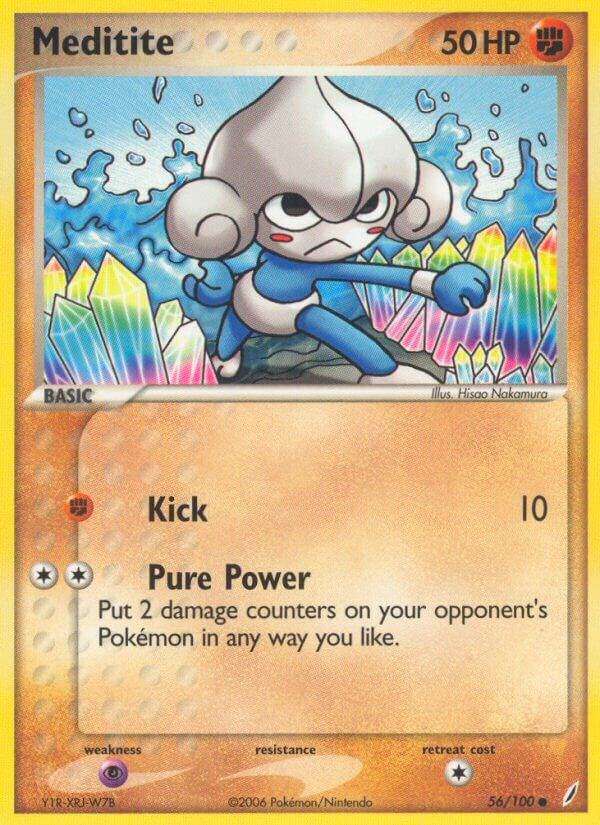 Meditite 56/100 card from Crystal Guardians