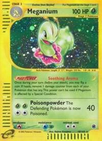 Meganium (18) 018/165 card from Expedition