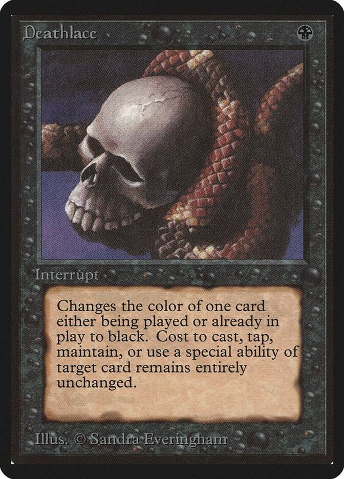 Deathlace card from Beta Edition