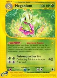 Meganium (54) 054/165 card from Expedition