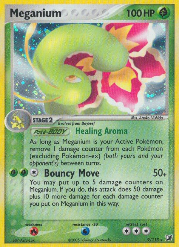 Meganium 9/115 card from Unseen Forces