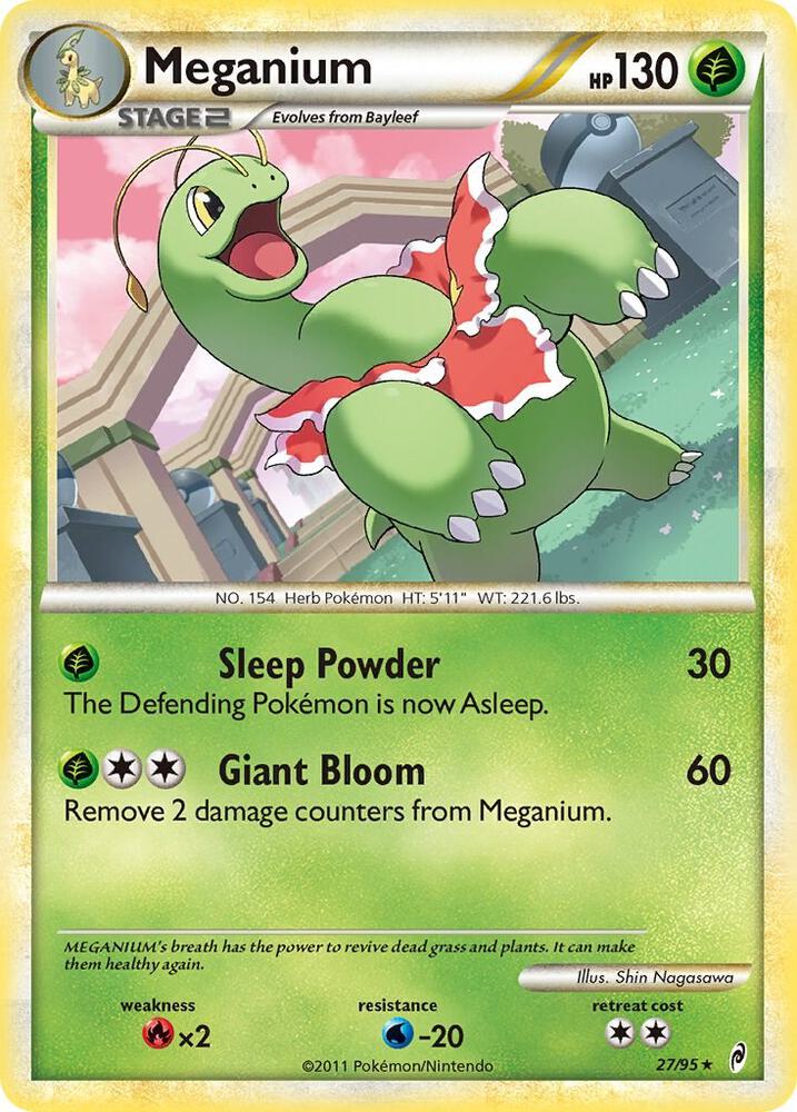 Meganium 27/95 card from Call of Legends