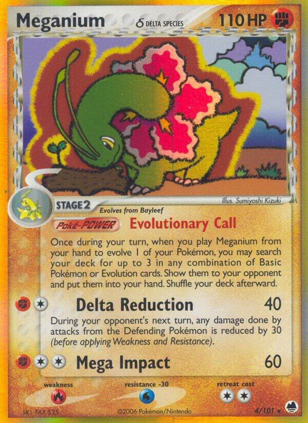 Meganium (Delta Species) 4/101 card from Dragon Frontiers