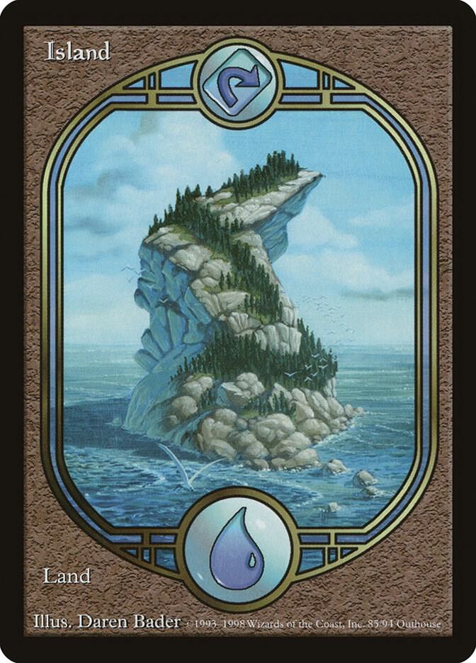 Island (UGL) 85 card from Unglued