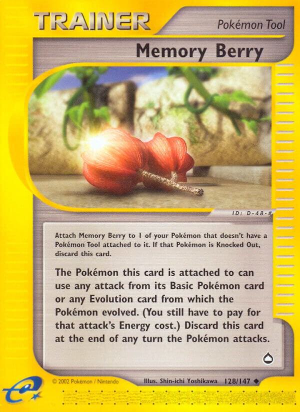 Memory Berry 128/147 card from Aquapolis