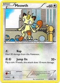 Meowth BW35 card from Black and White Promos