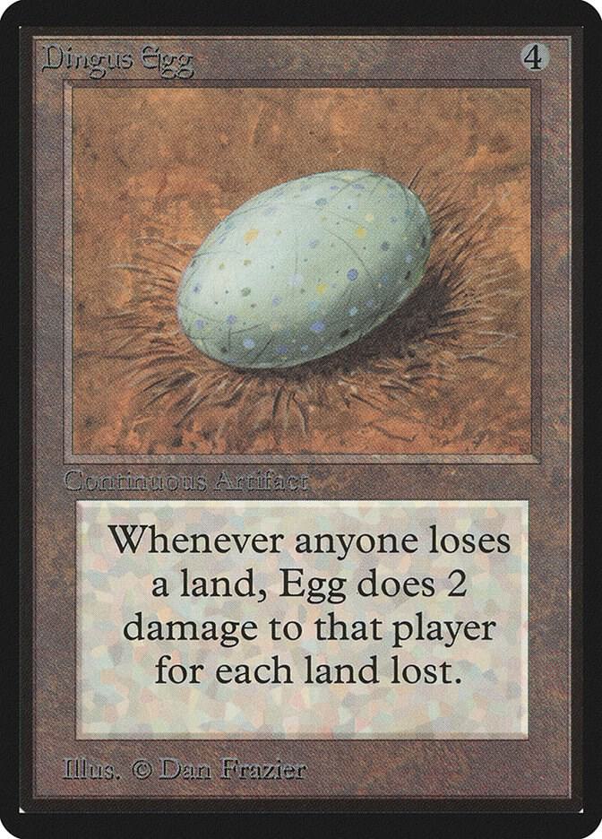 Dingus Egg card from Beta Edition