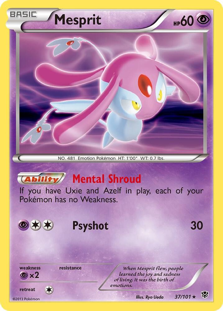 Mesprit 37/101 card from Plasma Blast