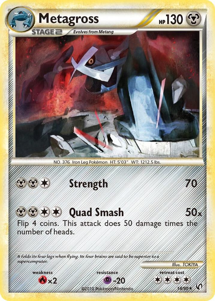 Metagross 18/90 card from Undaunted