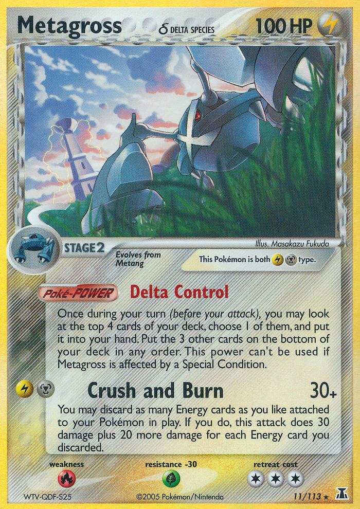 Metagross (Delta Species) 11/113 card from Delta Species