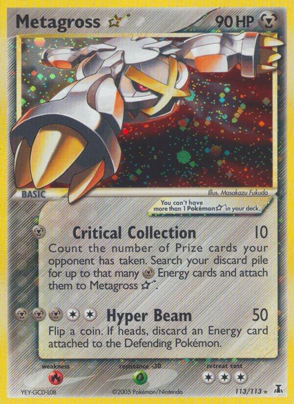 Metagross Star 113/113 card from Delta Species