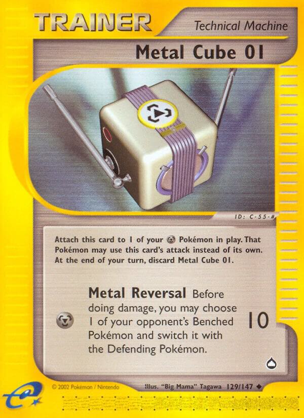 Metal Cube 01 129/147 card from Aquapolis