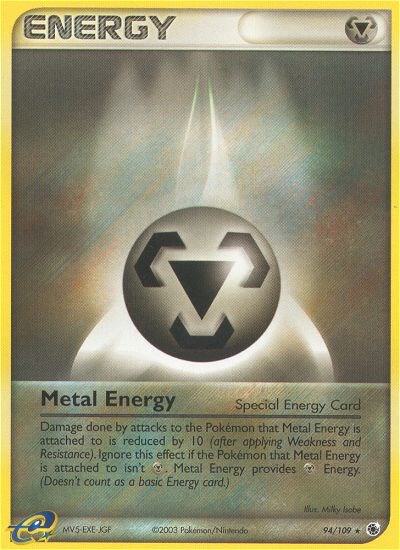 Metal Energy (Special) 94/109 card from Ruby and Sapphire