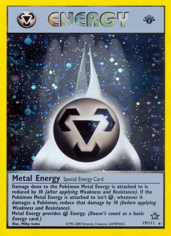 Metal Energy 019/111 card from Neo Genesis