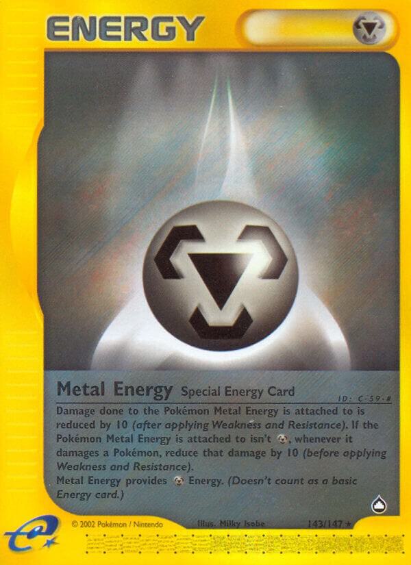 Metal Energy 143/147 card from Aquapolis