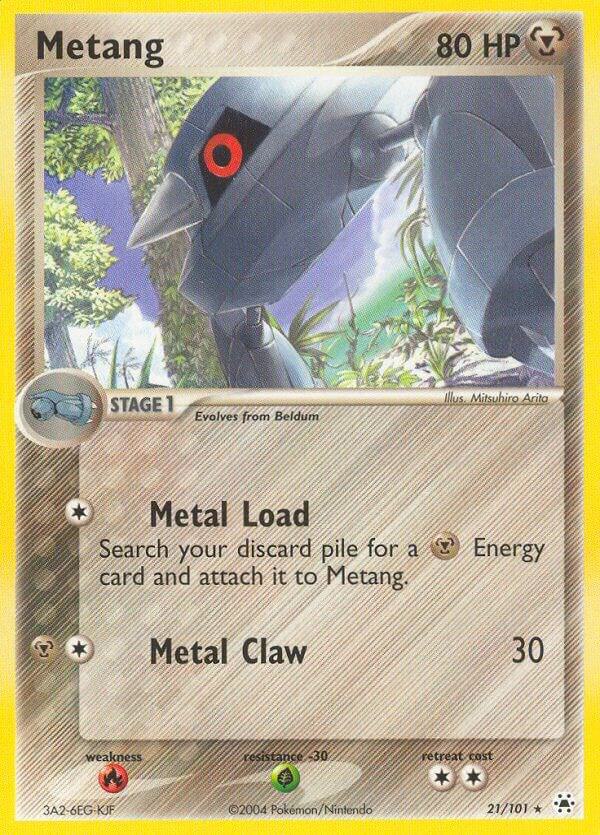 Metang 21/101 card from Hidden Legends