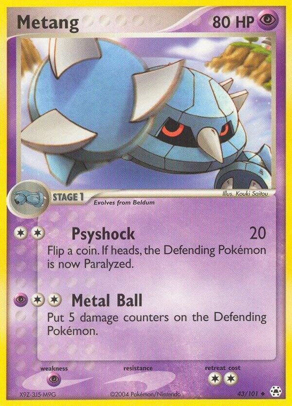 Metang 43/101 card from Hidden Legends
