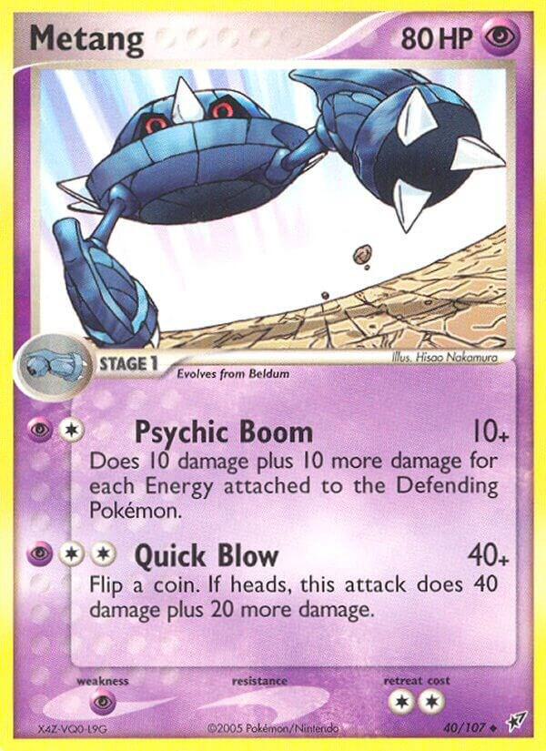 Metang 40/107 card from Deoxys