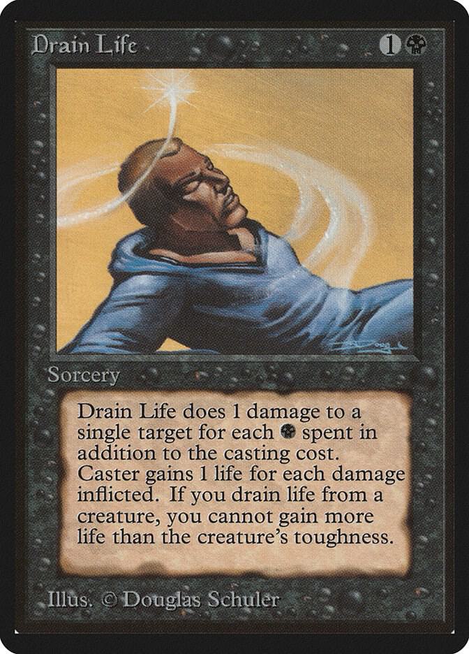 Drain Life card from Beta Edition