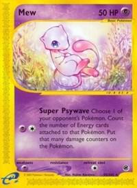 Mew (55) 055/165 card from Expedition