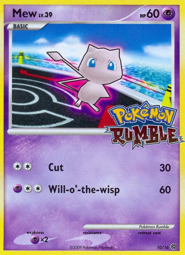 Mew 10 card from Rumble