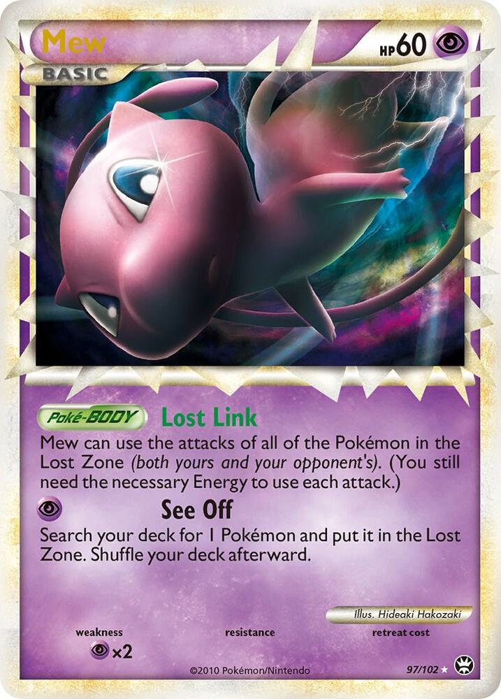 Mew (Prime) 97/102 card from Triumphant