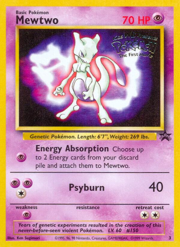 Mewtwo (Movie Promo) 03/53 card from WoTC Promo
