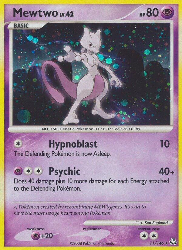 Mewtwo 11/146 card from Legends Awakened