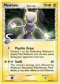 Mewtwo (Delta Species) 24/110 card from Holon Phantoms