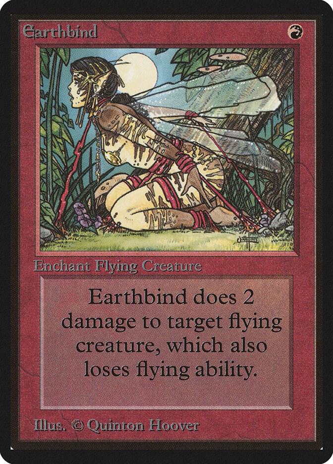 Earthbind card from Beta Edition
