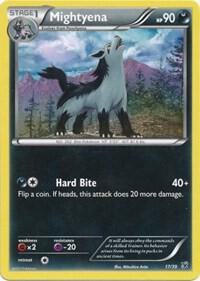Mightyena 17/39 card from Kalos Starter Set