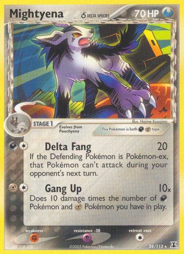 Mightyena (Delta Species) 24/113 card from Delta Species