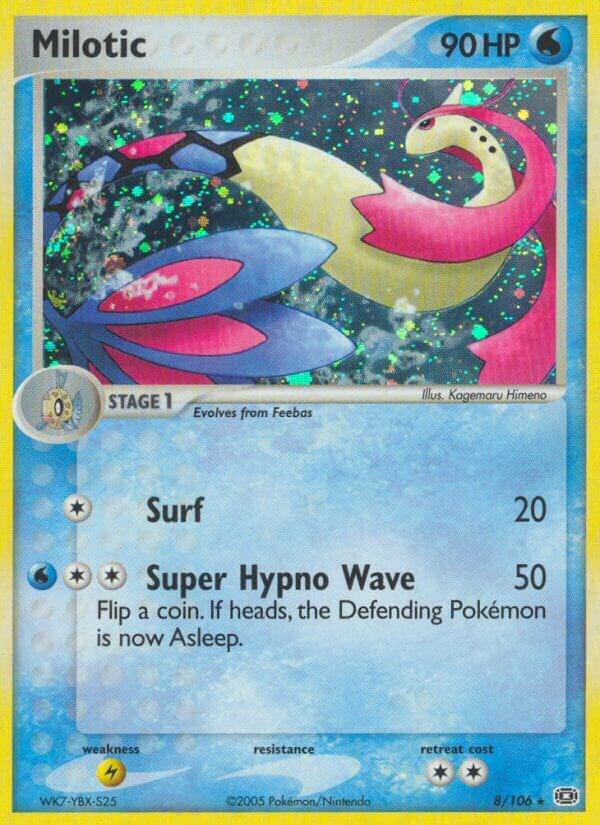 Milotic 8/106 card from Emerald