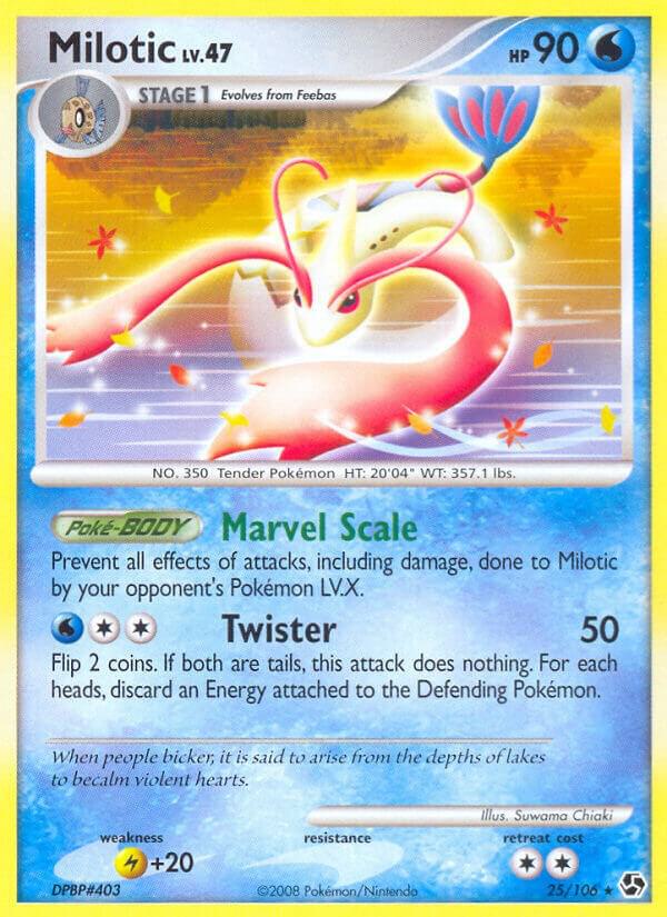 Milotic 25/106 card from Great Encounters