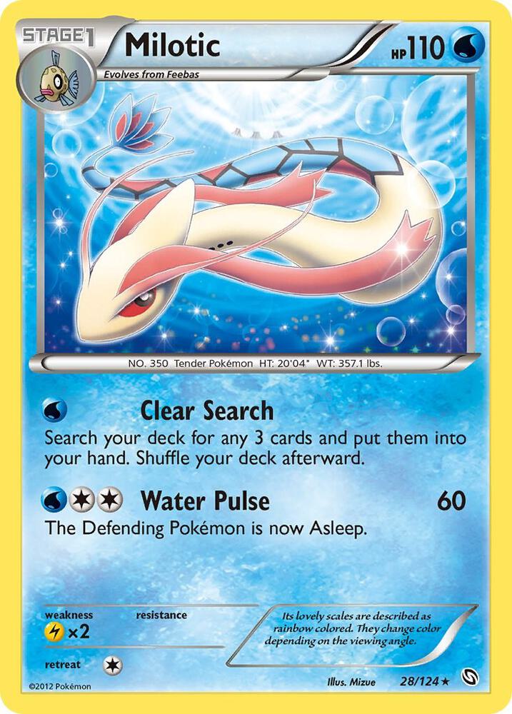 Milotic 28/124 card from Dragons Exalted