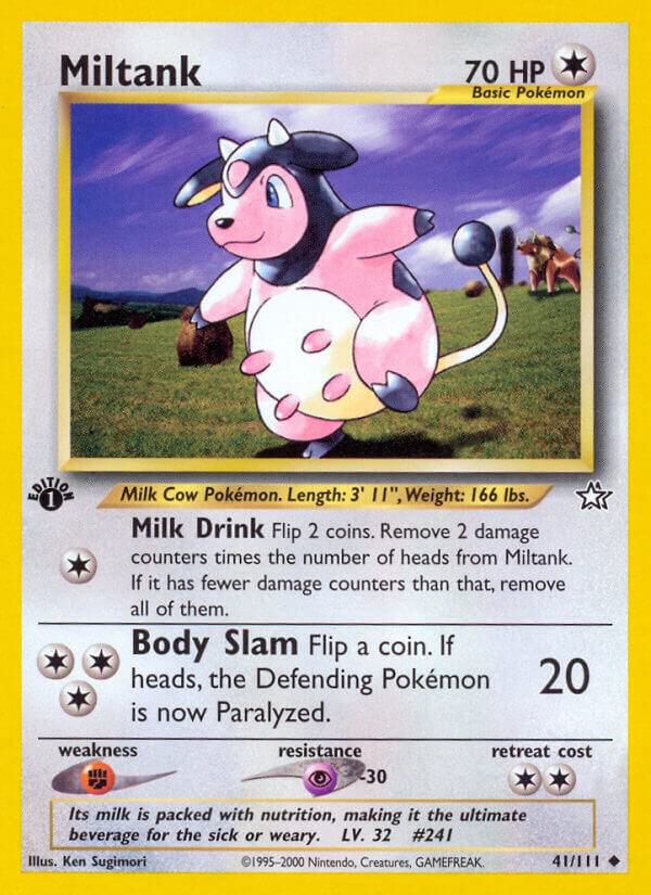 Miltank 041/111 card from Neo Genesis
