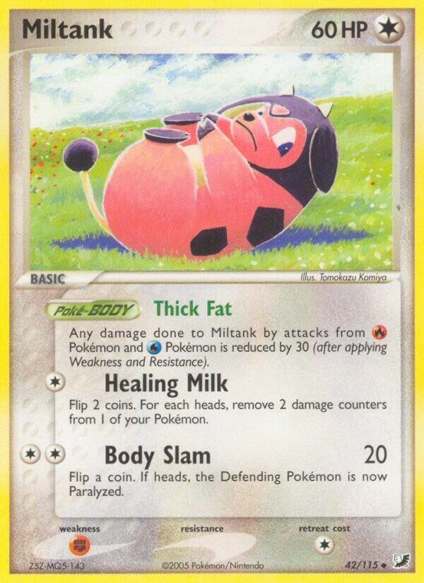 Miltank 42/115 card from Unseen Forces