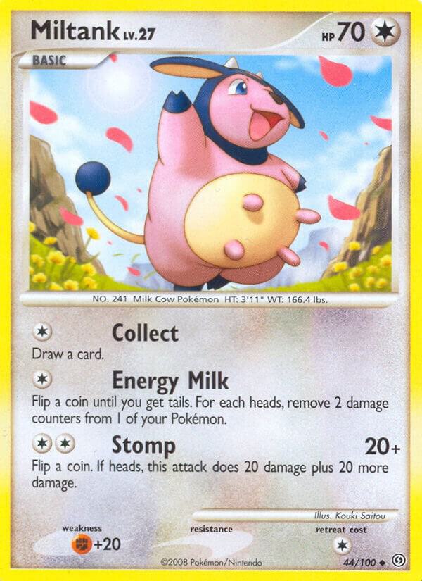 Miltank 44/100 card from Stormfront