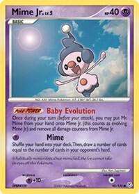 Mime Jr. 90/130 card from Diamond and Pearl