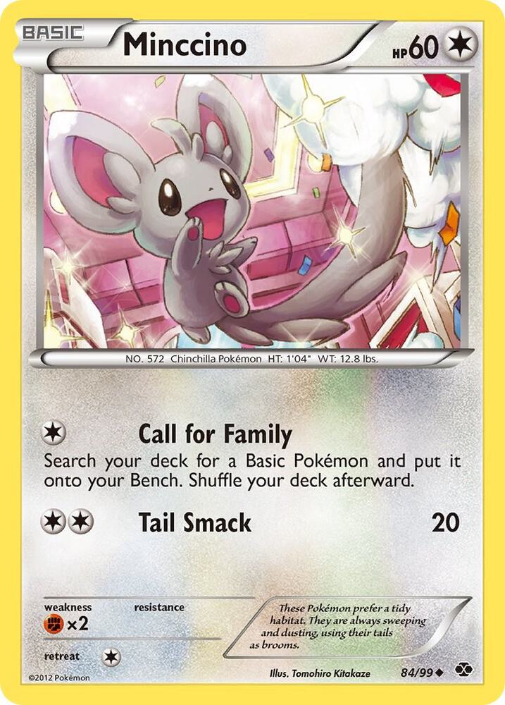 Minccino 84/99 card from Next Destinies