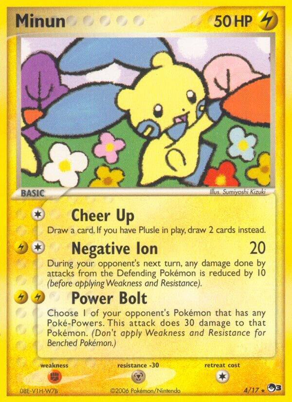 Minun 004/017 card from POP Series 3