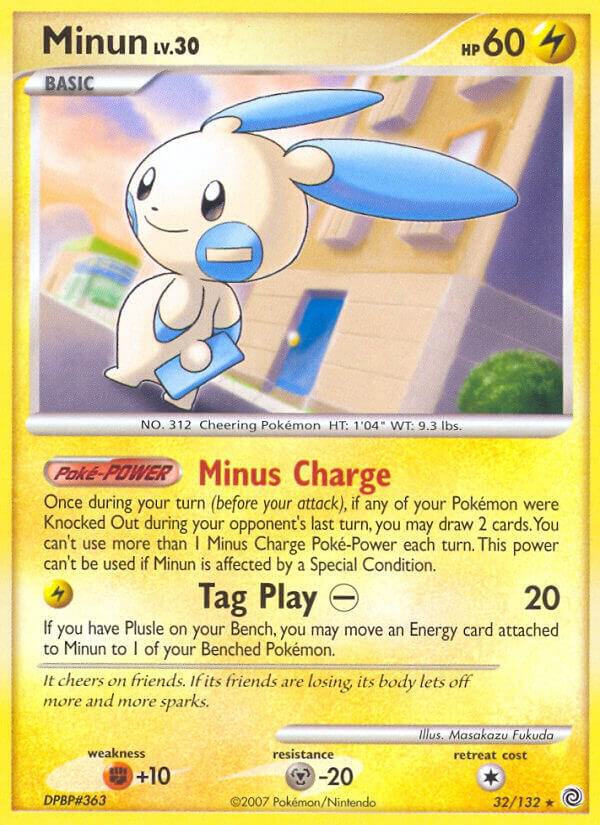 Minun 32/132 card from Secret Wonders