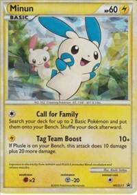 Minun HGSS17 card from HGSS Promos
