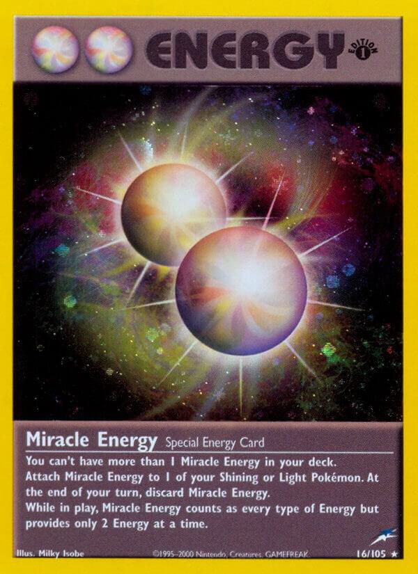 Miracle Energy 016/105 card from Neo Destiny