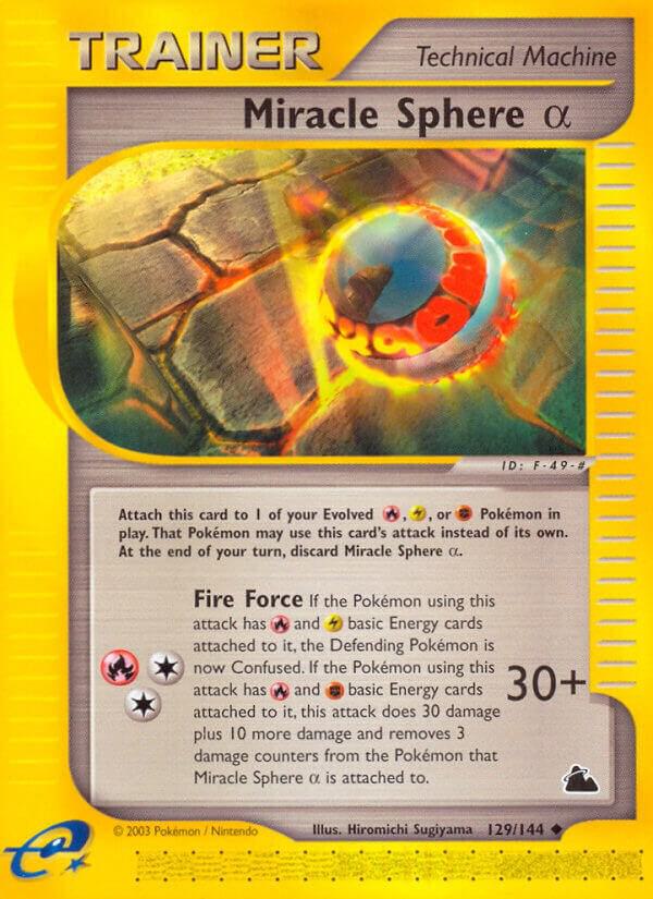Miracle Sphere Alpha 129/144 card from Skyridge
