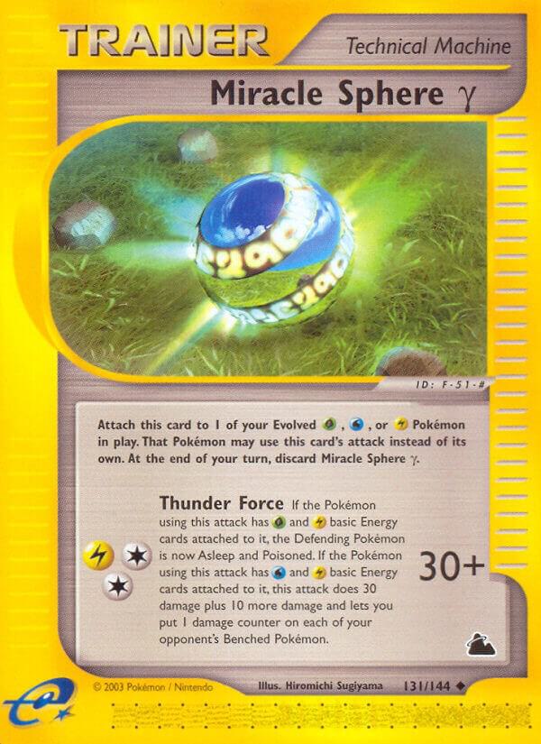 Miracle Sphere Gamma 131/144 card from Skyridge